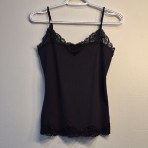 3 For 15 🌟 Smart Set Black Lace-Trim Camisole